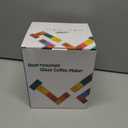 Super-Duper glass coffee 600ml glass coffee maker Made of high borosilicate glass Stainless steel filter pour over coffee carafe coffee maker non electric