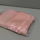 QIANF 20 Pcs Pink Small Organza Bags 6X9 inch for Wedding Favors with Drawstring, Mini Mesh Gift Bags Jewelry Pouch for Candy Bridal Shower Party Favor Baby Shower Christmas