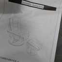 Argus Swivel Recliner with Ottoman, PU Leather & Wood Base Reclining Chair with Footrest, Ultra-Plush Double Foam for Living Room, Bedroom and Office, Set of 1 (Black)