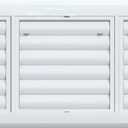 24x8 Return Air Grille, Vent Cover Grill for Sidewall & Ceiling