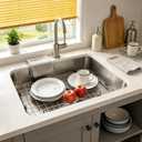 sink rack for bottom of sink,17.8"x12.5",304 stainless steel, 17.8"x12.5"Center