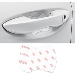4PCS Transparent Car Door Handle Protector, Universal Waterproof Anti-Scratch Cover, Invisible Car Handle Protection Film, Car Door Guard for Most Vehicles