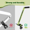 Upgraded Weed Eater Handle, Ergonomic String Trimmer Handle, Weedeater Handle Extension for Lawn Care, Landscaping, and Yard Trimming Edging (16.9")