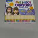 42PCS Face and Body Paint Crayons, XL Face Painting Kit Safe and Non-Toxic Ultimate Party Pack Including 14 Metallic Colors for Birthday Makeup Party Supplies, Festivals, Gifts for Kids Girls Boys