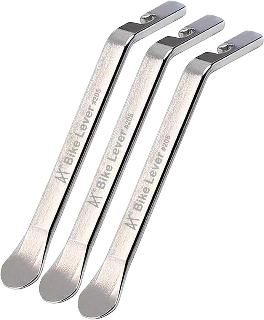Premium Bicycle Tire Lever Tyre Spoon Iron Changing Tool, Bike Tire Levers Premium Stainless Steel Levers to Repair Bike Tube, Best Tire Changing Tool (3 Pcs)