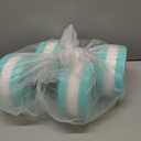 Aquatic Exercise Dumbell Set of 2 - Water Aerobic Exercise Foam Dumbbells Pool Resistance Fitness Equipment for Weight Loss (Cyan)