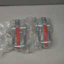 KEILEOHO 2 Pack U-Hook Latch Clamp, Heavy Duty Adjustable Toggle Clamp, Alloy Steel Pull Action Clamp CH-40380 Latch Type U-Bolt Clamp with Rubberized Lever, 7716Lbs Capacity