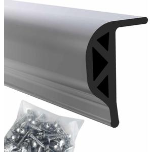 Dock Bumpers: P-Style Dock Edging, Full Protection Dock Fender, 4 Foot Sections: for Easy Install, 16ft and 24ft Bundles, UV-Resistant, Non-Marking, Black & White Options.