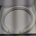 Frani Nappa Leather Steering Wheel Cover,Universal Fit 15 Inch-Premium Non-Slip Breathable Comfort Grip for Cars Trucks SUVs,Anti-Slip Durable Interior Upgrade White