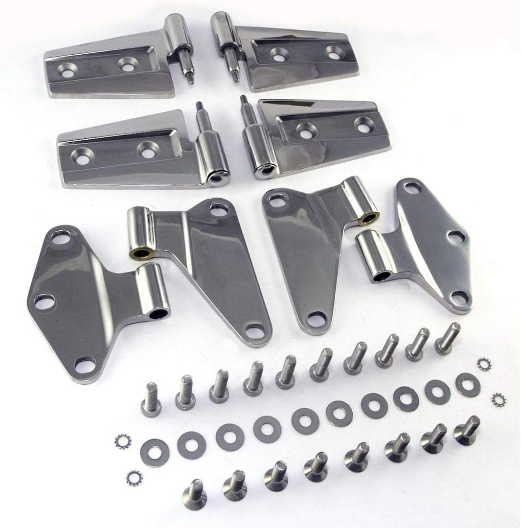 Rugged Ridge Door Hinge Kit for Jeep Wrangler JK | Stainless Steel, | 11111.20 | Fits 2007-2018 Jeep Wrangler JK