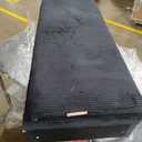 Furnimart Black Loveseat Sofa with HiddenStorage, Modern Upholstered 2 Seater Couch with Gold Metal Legs, Small Space Living Room Sofa, Comfy Corduroy Couch for Apartment, Bedroom, Office, Guest Room