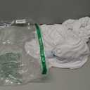 Obstal 4Ft Stretch Spandex Table Cover for Standard Folding Tables - 2 Pack Universal Rectangular Fitted Tablecloth for Party, Banquet, Events, Trade Show (White, 48L x 24W x 30H Inches)