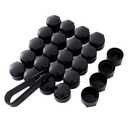 Lug Nut Covers Wheel Center Caps Tire Screw Cap for Audi A1 A3 A4 A5 A6 A7 A8 Q2 Q3 Q5 Q7 S5 TT 24PCS+Disassembly Tool