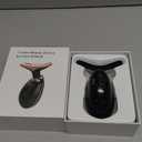 ELISHINE Red Light Therapy for Face and Neck, 7 Color Light Based Face Massager Tool, Portable Skin Care Tool for Firming, Tightening and Lifting (Glossy Black)