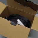 Non-Expandable Garden Hose 50feet, Flexible Water Hose with 10 Function Hose Nozzle, Lightweight, Tangle Free, Rust Proof for Yard (Black)