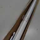 LazBlinds No Drill Cordless Cellular Shades, 27" W × 48" H, Silver White