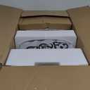 JBL PartyBox Stage 320 - Portable Party Speaker with Telescopic Handle & Wide, Sturdy Wheels, Powerful JBL Pro Sound, Futuristic lightshow, Up to 18 Hours of Play time, Splash Proof (Black)