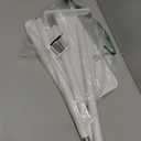 2 in 1 Adjustable Book Stand - Dual-Use Floor and Desktop Book Holder Stand, Height Adjustable 23.5-52 in, Elastic Page Clips for Music Sheet, Recipe, Tablet, Laptop-White