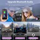 Carpuride Wireless Carplay & Android Auto with Dash Cam - 10.26 Inch HD IPS Touch Car Play Screen for Car, 4K Front & 1080P Rear Camera, Loop Recording, Bluetooth Audio, Mirror Link, GPS, Siri