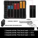 Pistol Gun Case for Multi Handguns - Hold Multiple Pistols & Magazines, Pre-cut Waterproof Hard Shell Gun Box, TSA Approved Pistol Case for SIG Sauer, Smith & Wesson, for Colt, for Revolver, for Glock, 16.1 x 14.5 x 8.6 inches