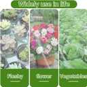 Garden Netting 10x50FT 2 Pack Ultra Fine Mesh, Insect Barrier Bird Netting for Garden Protection, Insect Bug Netting Garden Net for Protecting Plants Vegetables Flowers Fruits