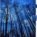 Universal 9.6-10.5 inch Tablet Case, Techcircle PU Leather Folio Stand Magnetic Book Cover with Card/Pen Holder, for Sumsung/Lenovo Tab/Asus/iPad 9.7/Fire HD 10 & More 10 Inch, Blue Light Forest