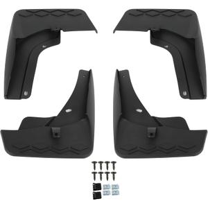 ECCPP 4Pcs Mud Flaps Splash Guards Replacement for 2024 Volkswagen Tiguan 1.4L 2.0L Front & Rear Mud Guards