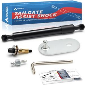 ARANA Tailgate Assist Shock for F150 F250 F350 F450 1997-2016, Tail Gate Slow Down Damper Accessories Fit 1997-2003 Ford F-150, 1999-2016 F-250 F-350, 2010-2016 F-450(All Tools Provided)