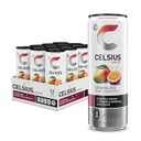 CELSIUS Sparkling Mango Passionfruit, Functional Essential Energy Drink 12 Fl Oz (Pack of 12) (EXP 05/01/26)