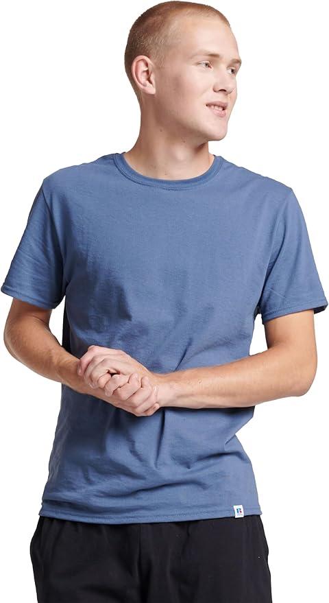 Russell Athletic Mens Dri-Power Short Sleeve Tees, Moisture Wicking, Odor Protection, UPF 30+, Sizes S-4x, Medium