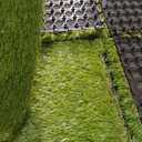 XLX TURF Artificial Grass Turf Tiles Interlocking Set 36 Pieces, Square Fake Grass Tiles Self-draining for Pet Indoor/Outdoor Flooring Decor, 12"x12", 8 Buckle Systerm