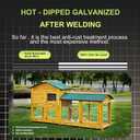 Hardware Cloth 20'' x 10' 1/4 in Galvanized Wire Mesh Roll (23 GA) Chicken Wire Fence Roll for Chicken Pen/coop Fences, Screen mesh, Rabbit/Snake...