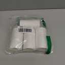 10 Gallon Trash Bags with Drawstring - 120 Count Heavy Duty 1.2 Mil Garbage Bags 38 Liter Unscented White Kitchen Bin Liners for Home & Office