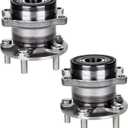 ECCPP Replacement for Pair of 2 New Complete Rear Wheel Hub Bearing Assembly for Subaru Outback Impreza Forester Legacy 2008 2009 2010 2011 2012 2013 5 Lugs w/ABS 512401 x2