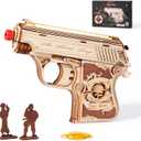ROBOTIME Wooden Puzzles for Adults - M1906 Browning 3D Puzzle - Hobby Craft for Adults Building Set