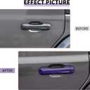 Door Handle Cover & Tailgate Handle Cover Inserts Exterior Accessories Fit for 2018-2025 Jeep Wrangler JL JLU 2/4 Door (Purple)