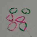 6 Pcs Witch Inspired Musical Gift, Friendship Bracelet, Stackable Vinyl Disc Clay Beaded Stretch Bracelets, CHANGED For GOOD Gifts for Sister Friendship BFF Gifts