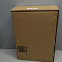 ISNOM Brown Knee High Boots for Women Chunky Low Heel Square Toe Elastic Boots Side Zipper Faux Leather Fashion Comfortable Fall Long Tall Boot (Brown Size7)