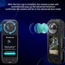 Insta 360 X5 Utility Cage 6-in-1 Kit: Protective Case/Tempered Glass Screen Protector/Premium Optical Glass Lens Guard/Silicone Lens Cap/for Insta360 X5 Protective Bundle Accessories