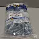 3/8" x 2-1/2" (50 Pack) Zinc Carriage Bolt Kit, Grade 307A by Makers Bolt