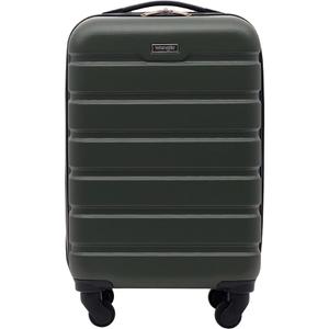Wrangler Hardside Spinner Carry-On Luggage, Deep Depth, 22-Inch 
