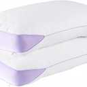 Adjustable Bed Pillows King Size Set of 2 Pack with Zipper,Supportive Breathable Cooling Hotel Luxury Down Alternative Gusseted Pillow for Side Stomach or Back Sleepers (White)