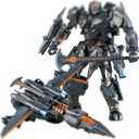 Deformation Action Figure Toy, Portable Car Model Alloy Deformed Robot Toy Gift for Kids Boys and Girls (Black-2)