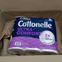 Cottonelle Ultra Comfort Toilet Paper, 9 Mega Rolls = 36 Regular Rolls