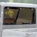 A & UTV PRO Tinted Rear Window for 2015-2025 Polaris Ranger 570/500/570 SP/Crew Midsize Windshield Accessories PC Rear Panel Back Window