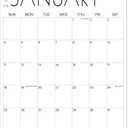 Calendar 2026-18-Month Extra Large Wall Calendar from January 2026 to June 2027, 15'' x 22'' Hanging Calendar 2026 with Holiday Marked, Premium Paper for Organizing, Vertical, Black Large Word