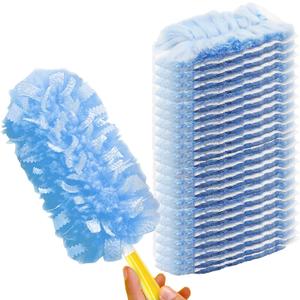 Duster Refill for Swiffer Duster, 30 Count Heavy Duty 2 Side 360 Duster Refills with 1 Handle, 4X Microfibers, Disposable Multi Surface Dusters for Cleaning