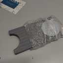 Kitchen Sink Faucet Mat - 15.7in Diatomite Sink Protectors for Kitchen Sink, Stone Sink Splash Guard for Kitchen Counter Sink Accessories (Dark Grey, 15.7'' x 3.9'')