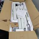 Electric Standing Desk,32x24 Inches Adjustable Height Stand up Desk, Sit Stand Home Office Desk with Splice Board, 3 Preset Heights,Equipped with Hooks,Ergonomic Computer Desk WorkstationWhite