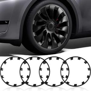 Wheel Rim Protect for Tesla Model Y 21" 2020-2024, Gunpowder, 4Pcs, 2020-2024 Model Y 21in